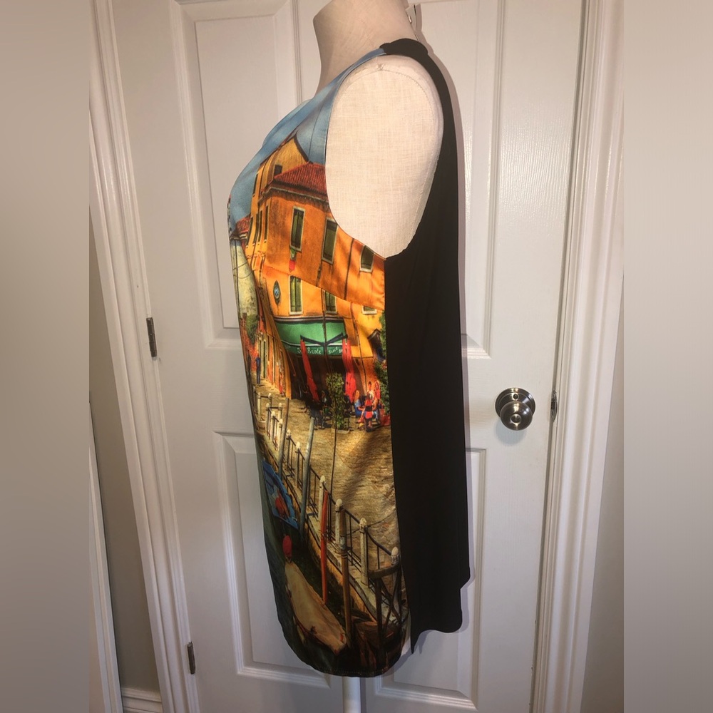 Joseph Ribkoff Scenic Print Top - Picture 5 of 6